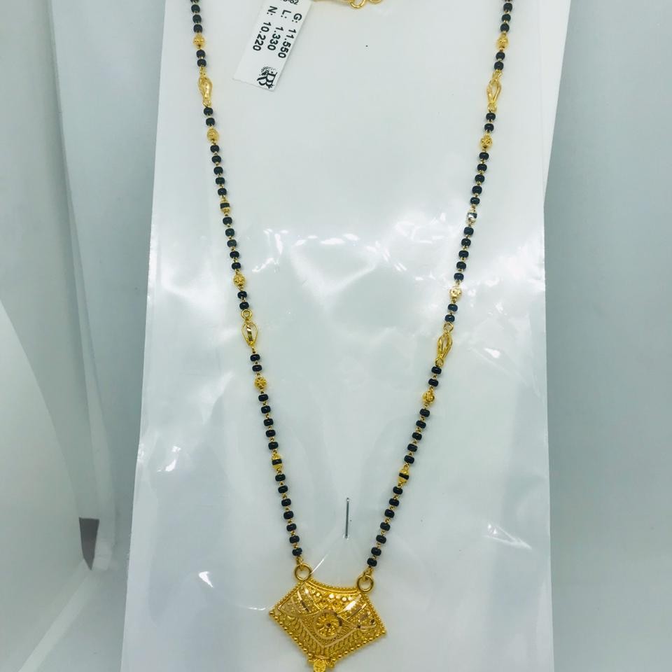 916 Plain Calcutti Mangalsutra Dokiya RBO CMS52
