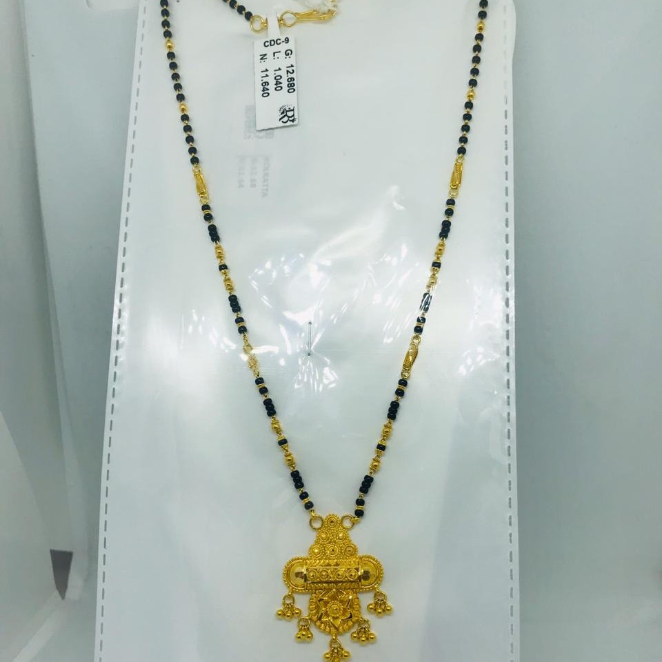 916 Plain Calcutti Mangalsutra Dokiya RBO CMS9