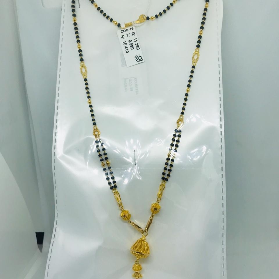 916 Plain Calcutti Mangalsutra Dokiya RBO CMS19