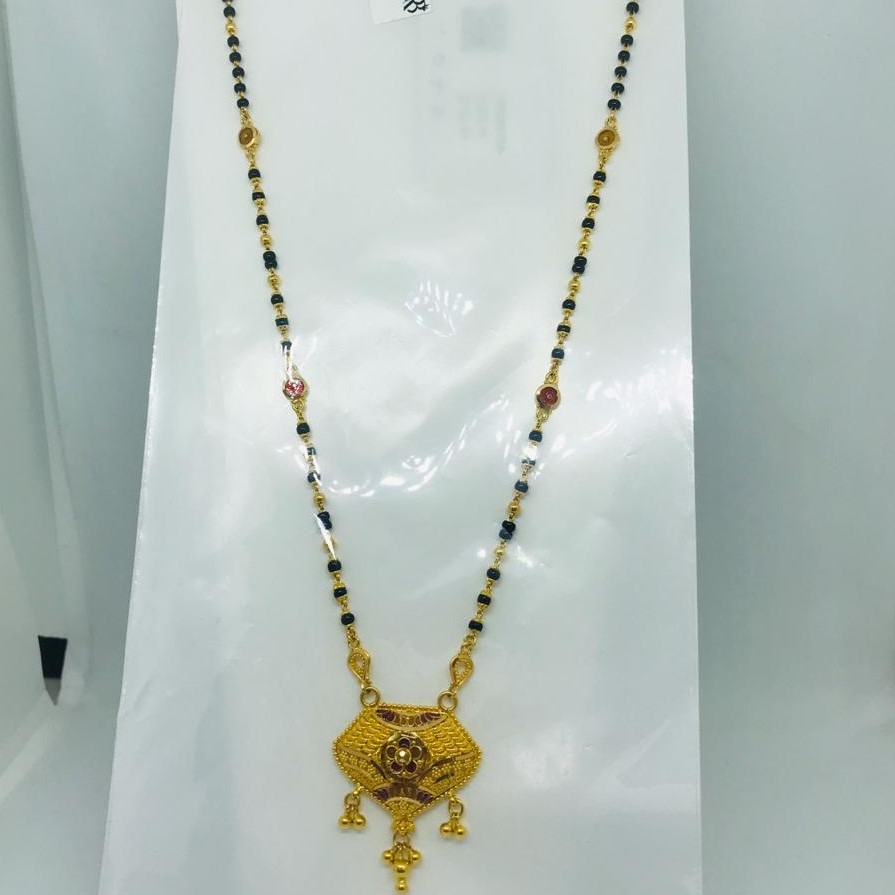 916 Plain Calcutti Mangalsutra Dokiya RBO CMS29