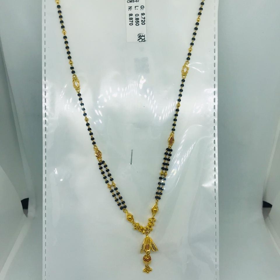 916 Plain Calcutti Mangalsutra Dokiya RBO CMS67