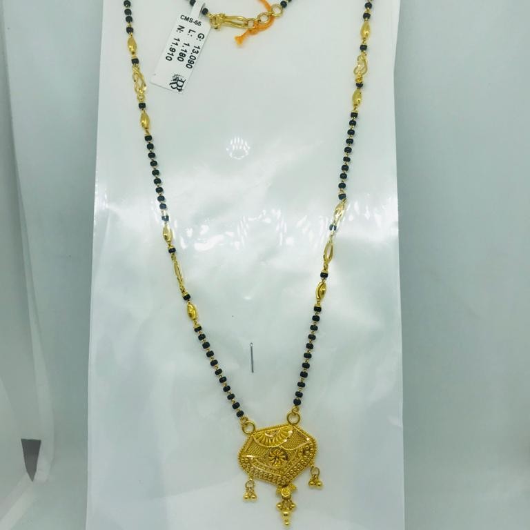 916 Plain Calcutti Mangalsutra Dokiya RBO CMS55