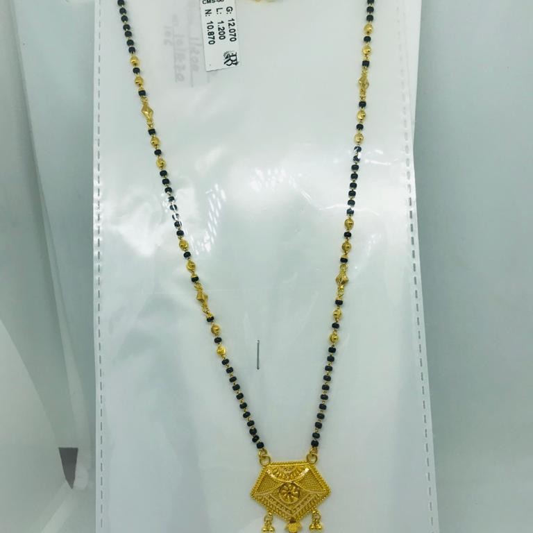 916 Plain Calcutti Mangalsutra Dokiya RBO CMS58