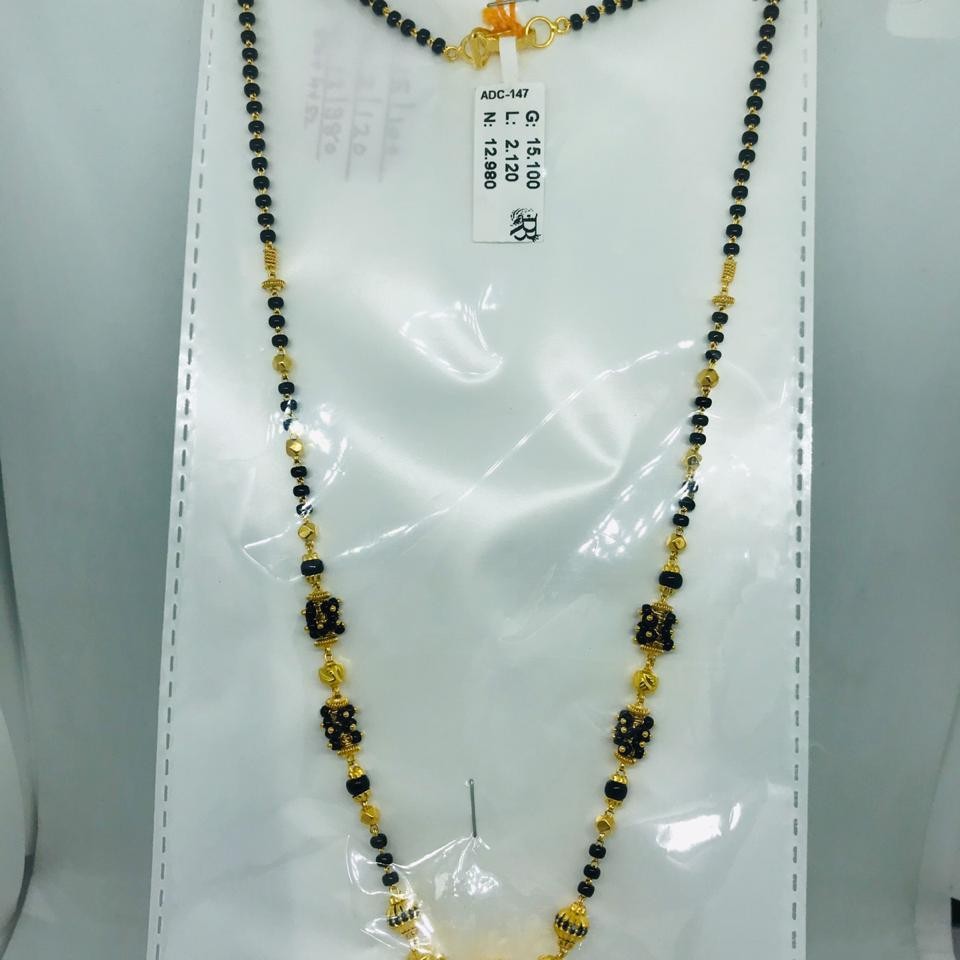22k antique Mangalsutra dokiya rbc adc147