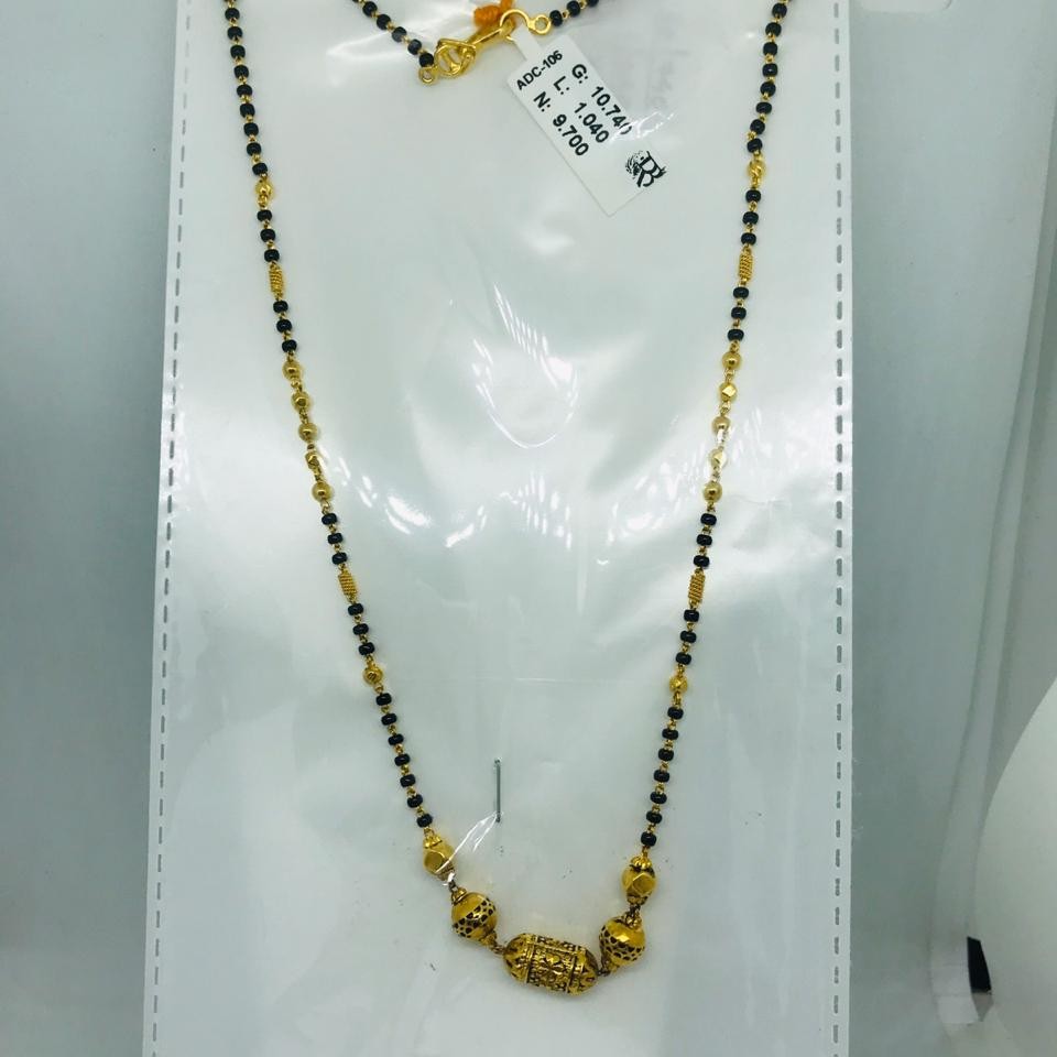 22k antique Mangalsutra dokiya rbc adc106