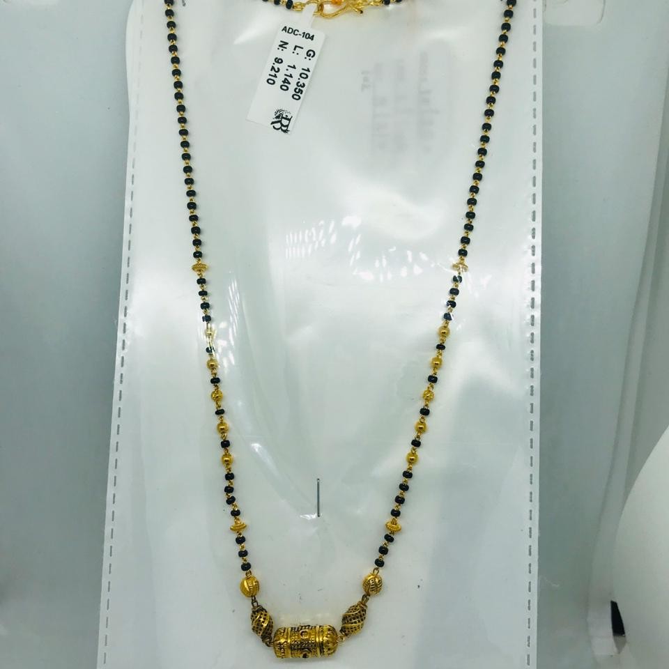 22k antique Mangalsutra dokiya rbc adc104