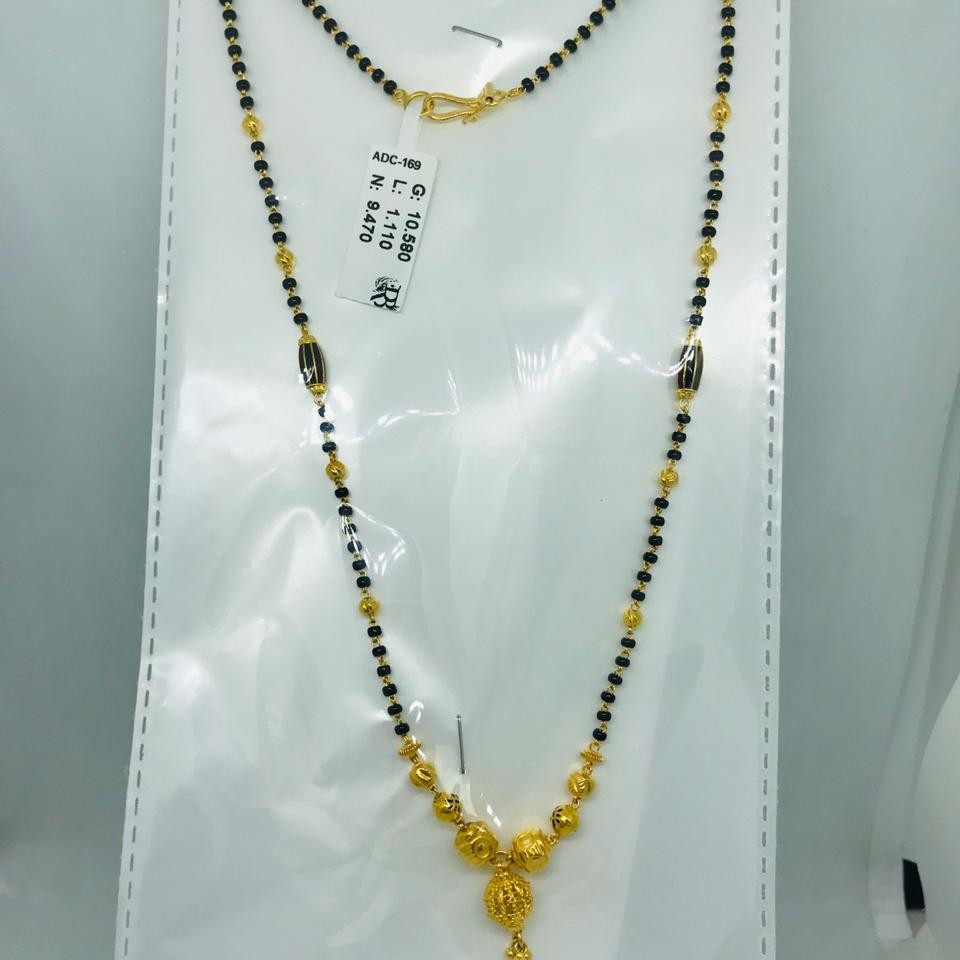 22k antique Mangalsutra dokiya rbc adc169