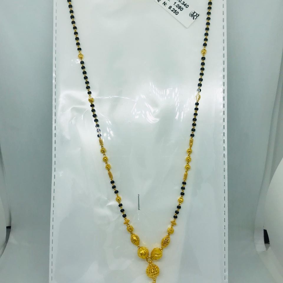 22k antique Mangalsutra dokiya rbc adc175