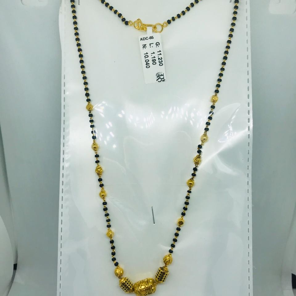 22k antique Mangalsutra dokiya rbc adc65