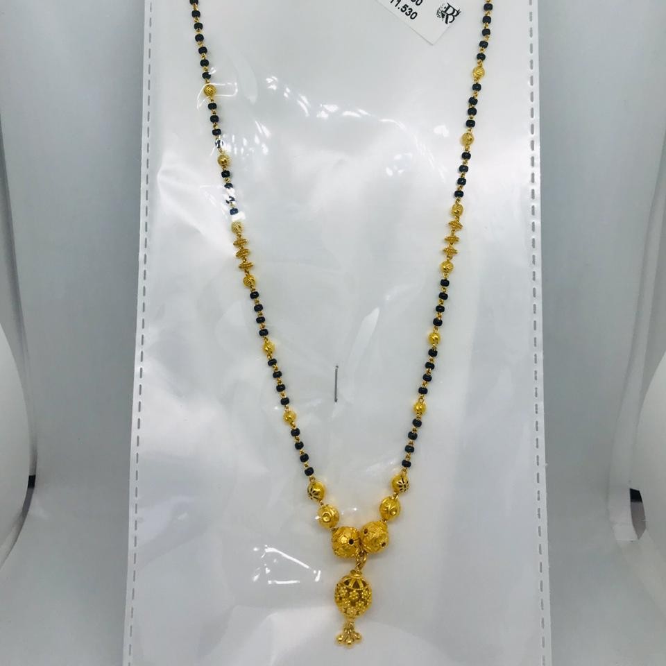 22k antique Mangalsutra dokiya rbc adc171
