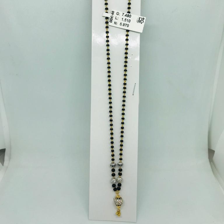 916 Diamond Mangalsutra Dokiya RBO DDC60