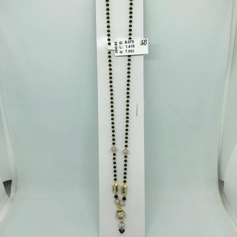 916 Diamond Mangalsutra Dokiya RBO DDC63
