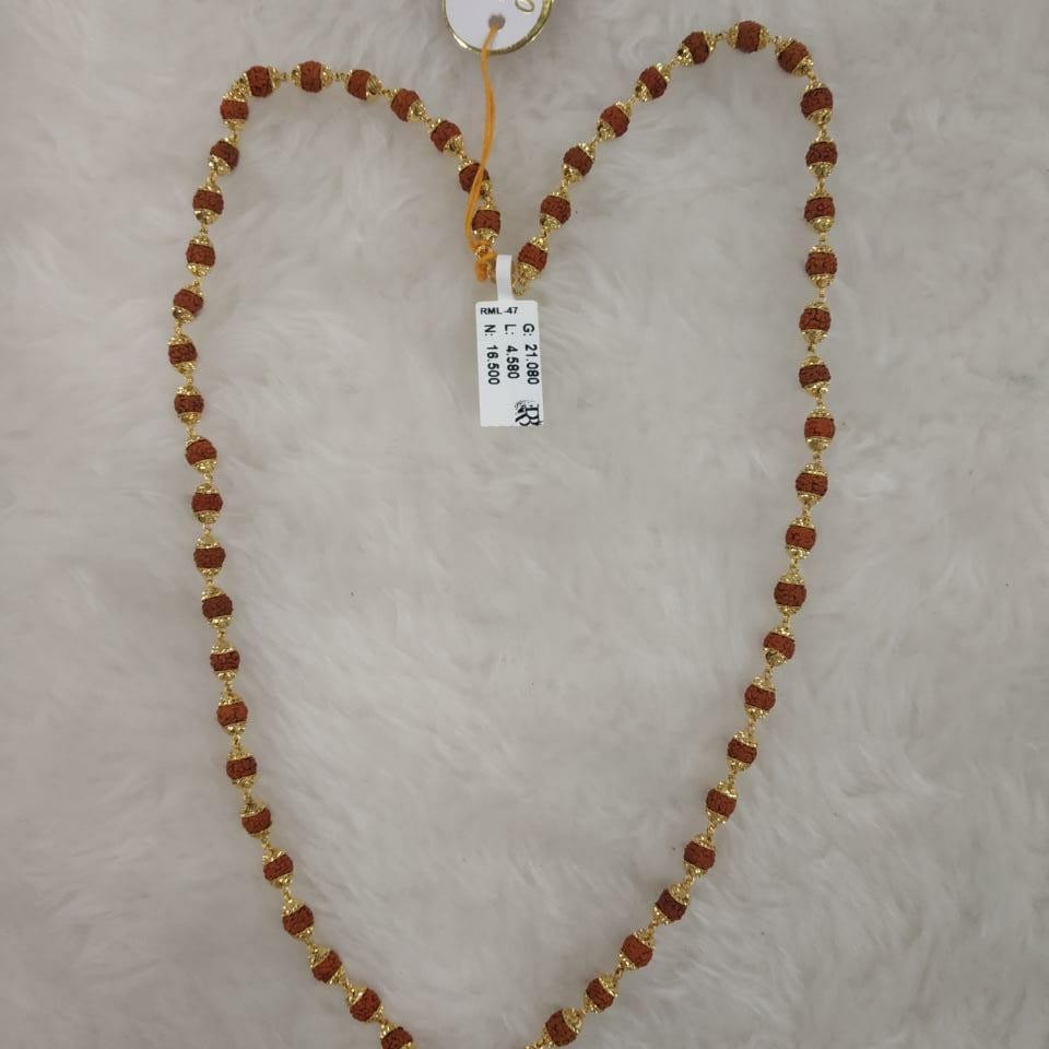 916 Rudrax mala 24 inch RBO RML47