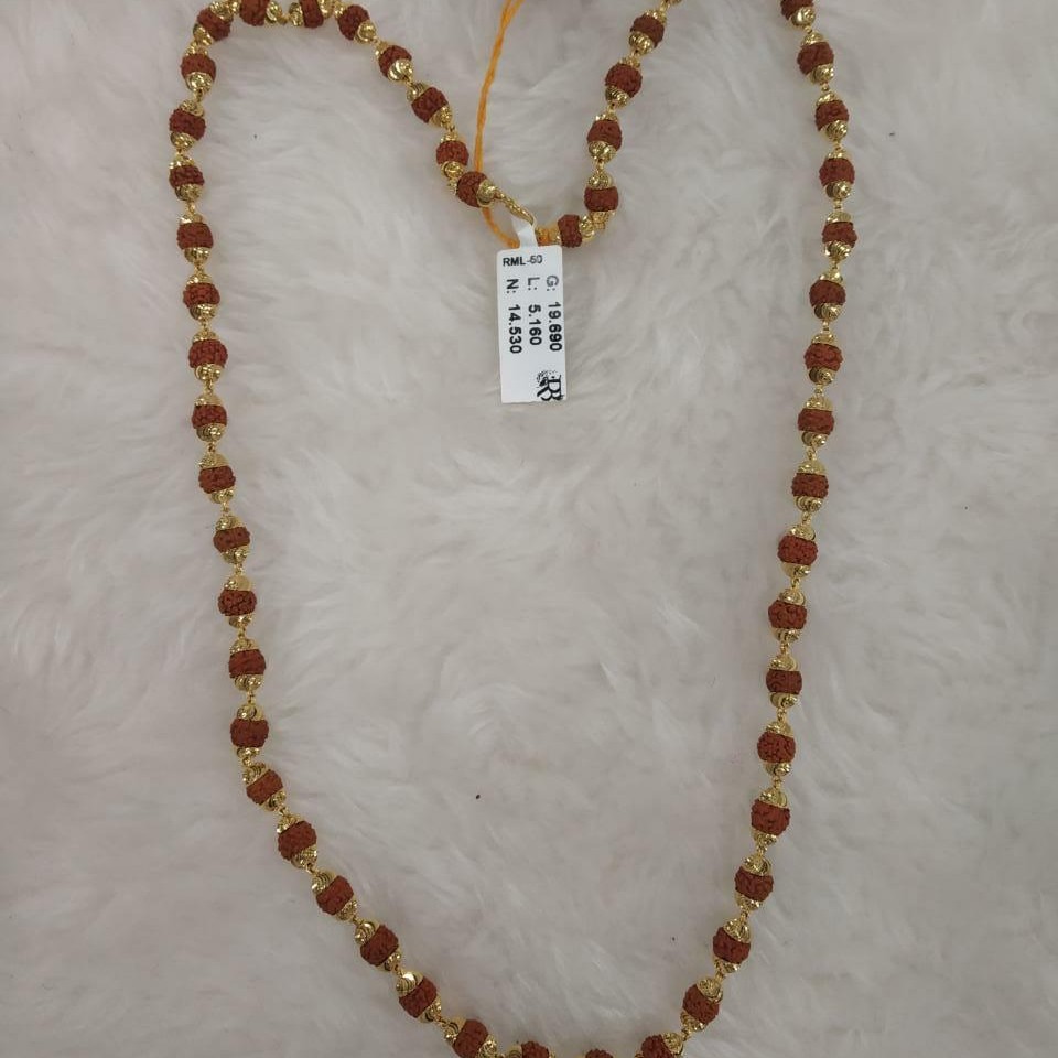 916 Rudrax mala 24 inch RBO RML50