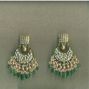 916 gold Meenakari Earrings