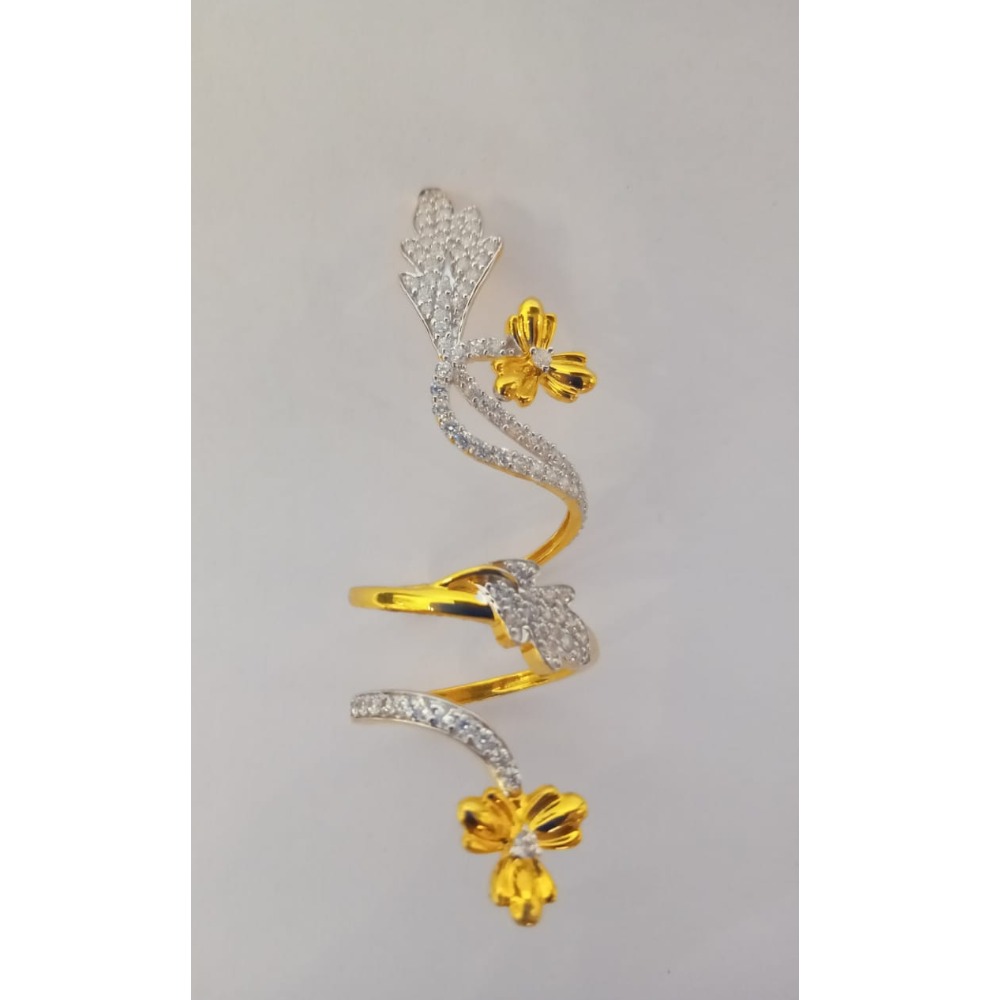 916 Gold Flower Design Ladies Ring GK-R02