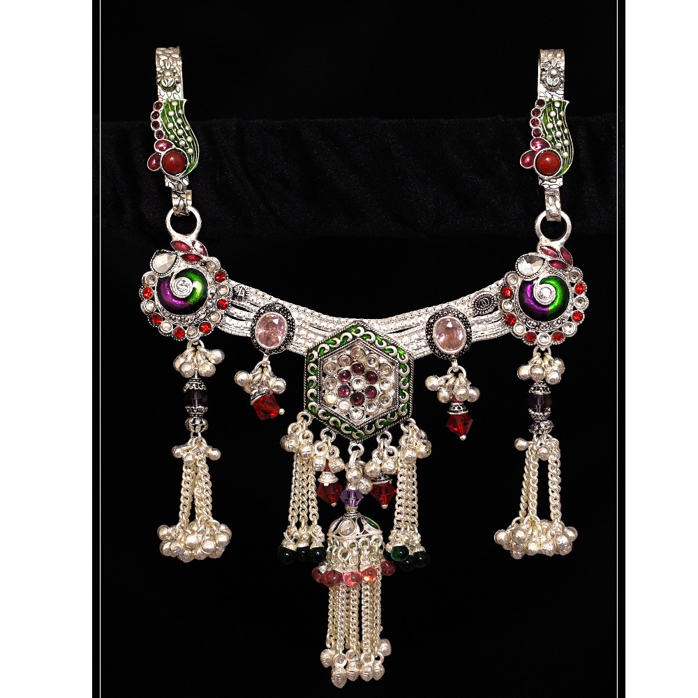 SILVER COLOUR STONE MINA JUDA