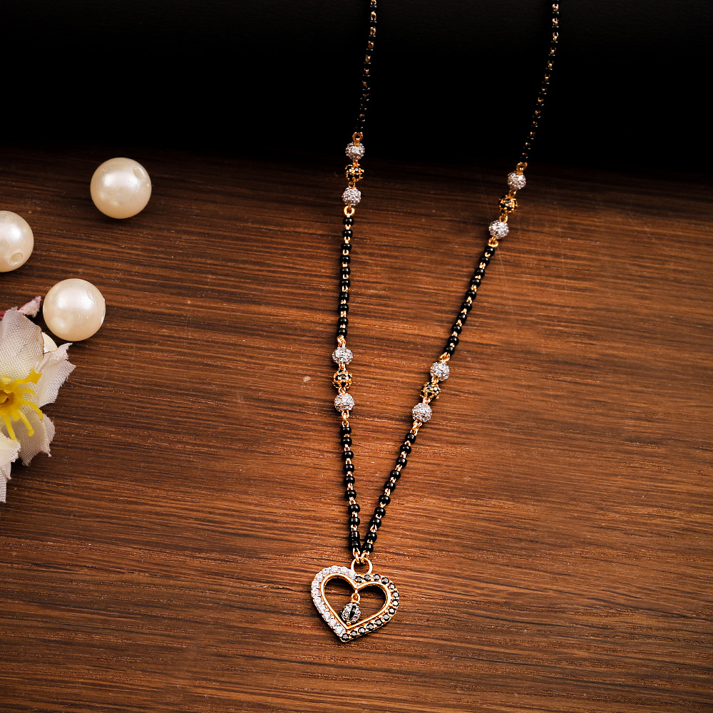 22K HEART MANGALSUTRA