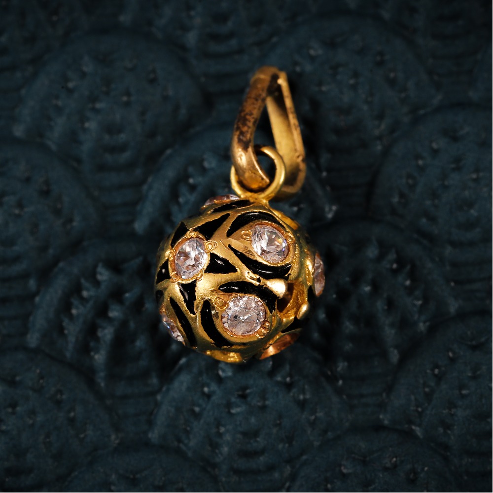 22K CZ CLASSIC PENDANTS