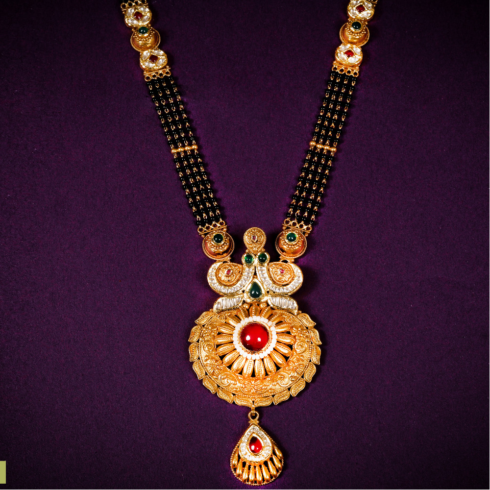 22K ANTIQUE MANGALSUTRA