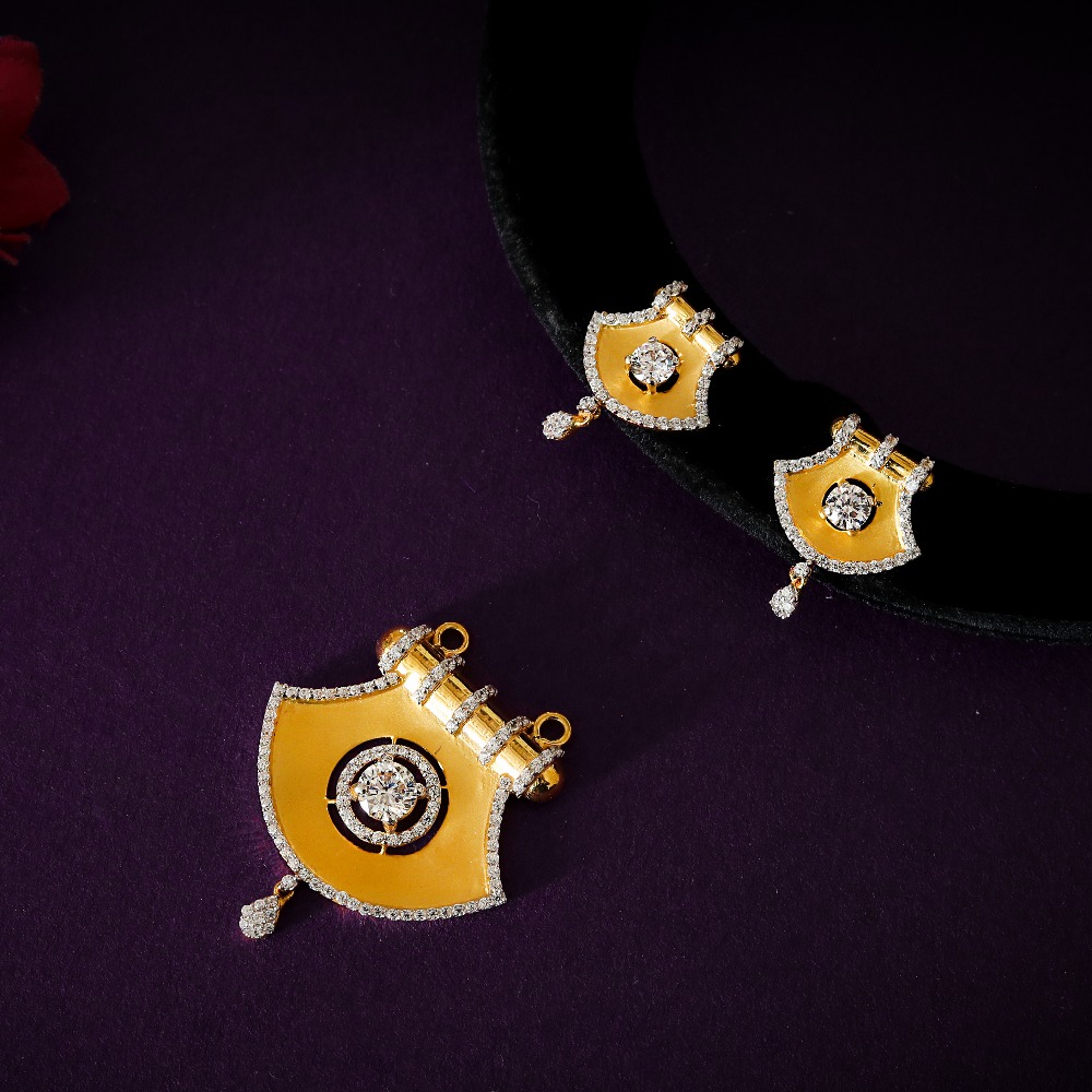 22K PENDANT SET