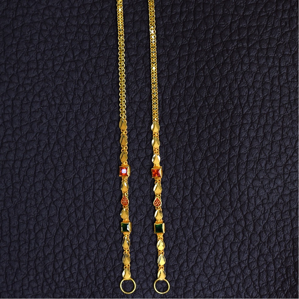 22K EARRINGS CHAIN