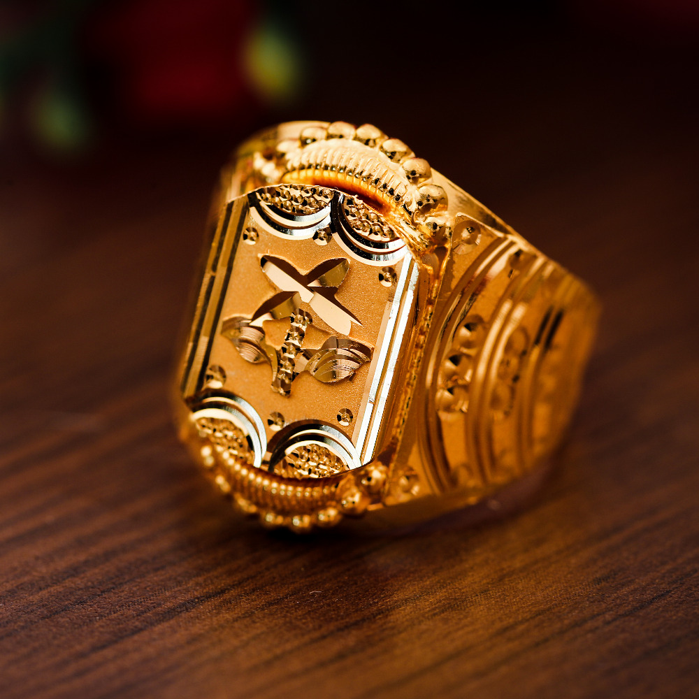 22K PLAIN JENTS RING