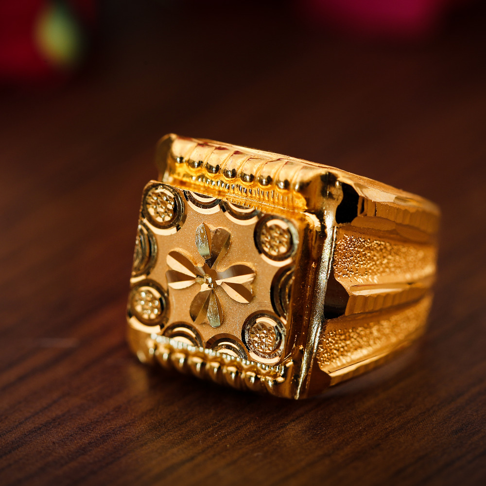 22K PLAIN JENTS RING