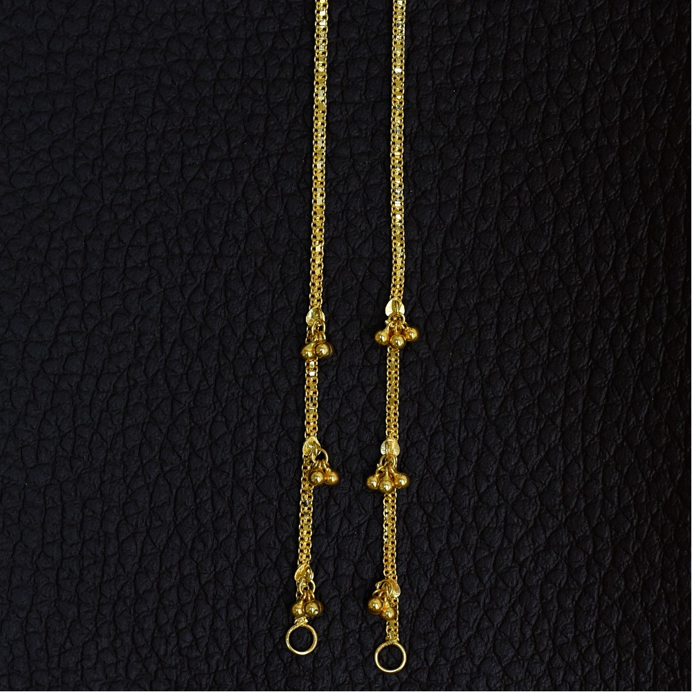 22K EARRINGS CHAIN