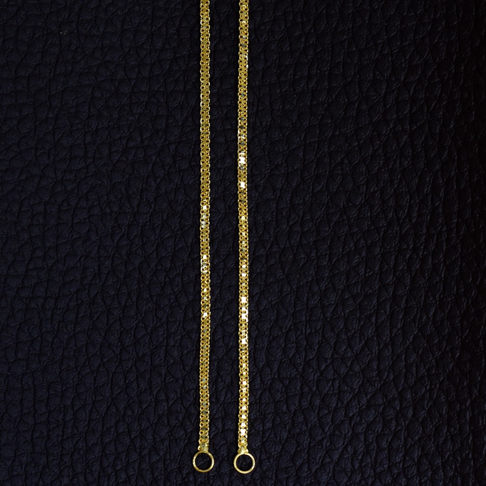 22K EARRINGS CHAIN