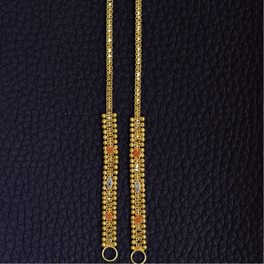 22K EARRINGS CHAIN