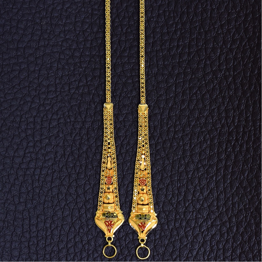 22K EARRINGS CHAIN