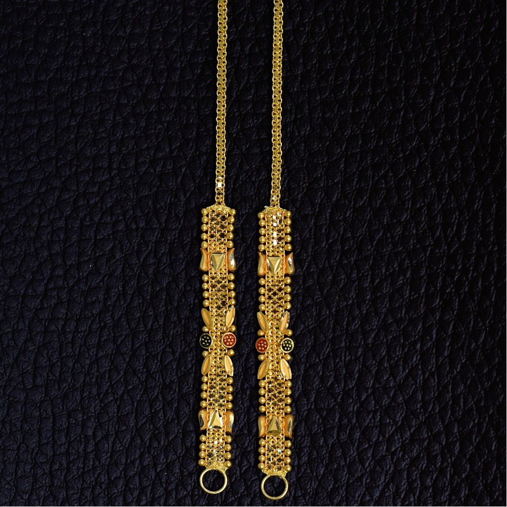 22K EARRINGS CHAIN