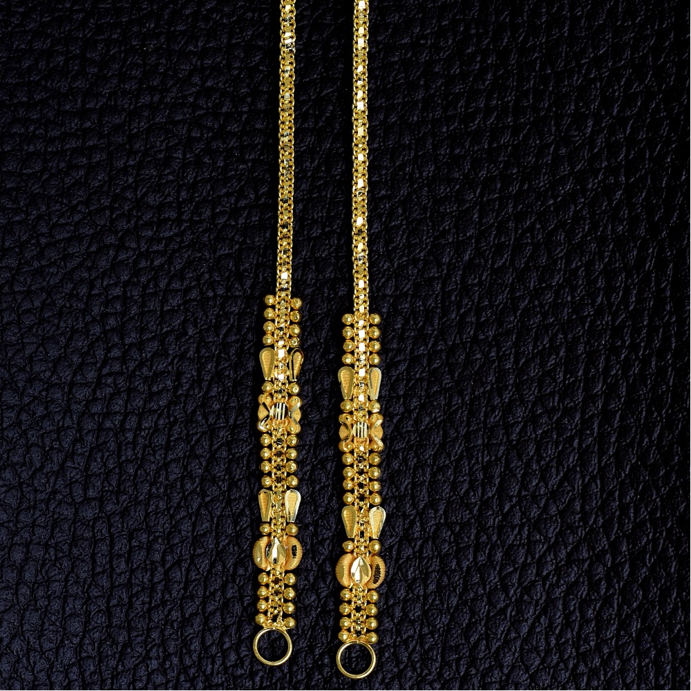 22K EARRINGS CHAIN