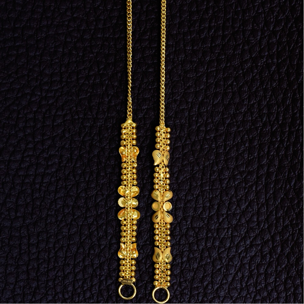 22K EARRINGS CHAIN