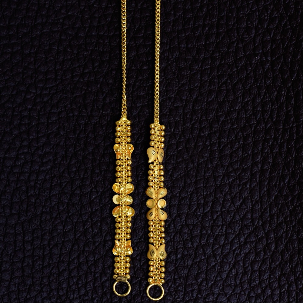 22K EARRINGS CHAIN