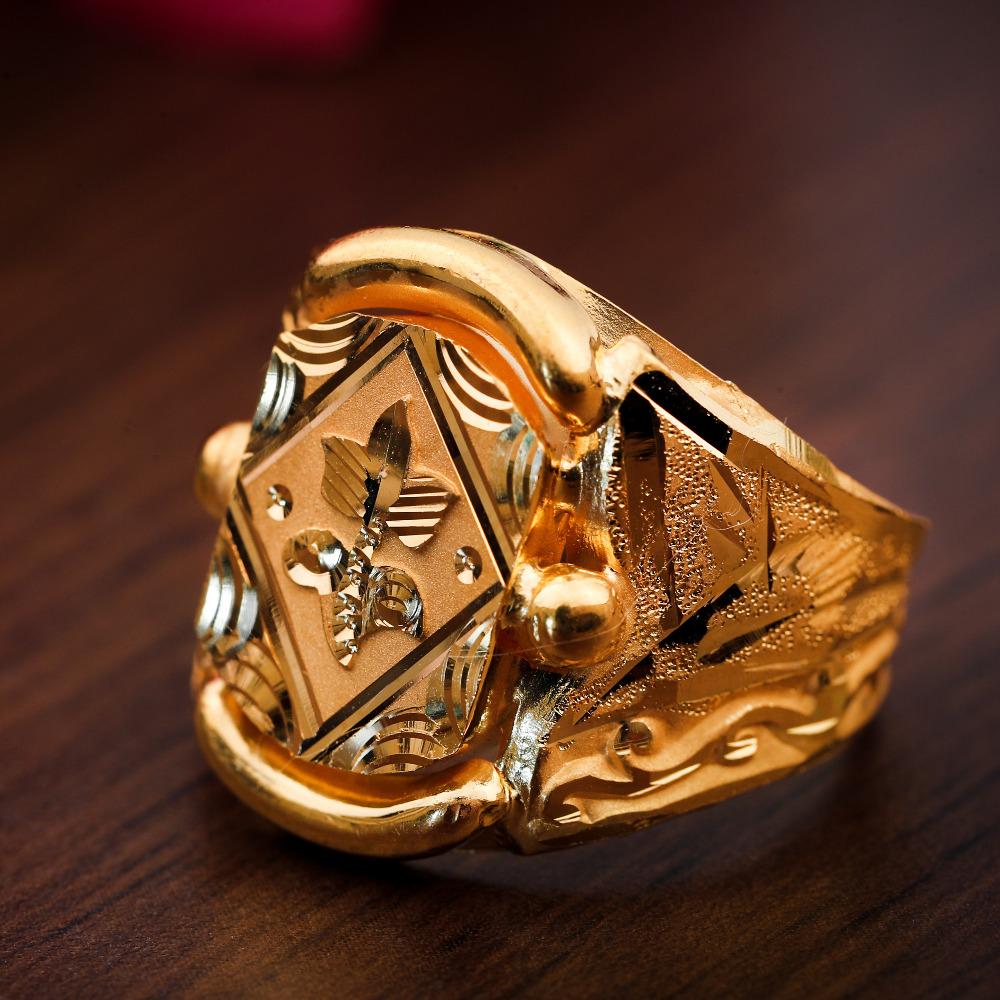 22k plain jents ring