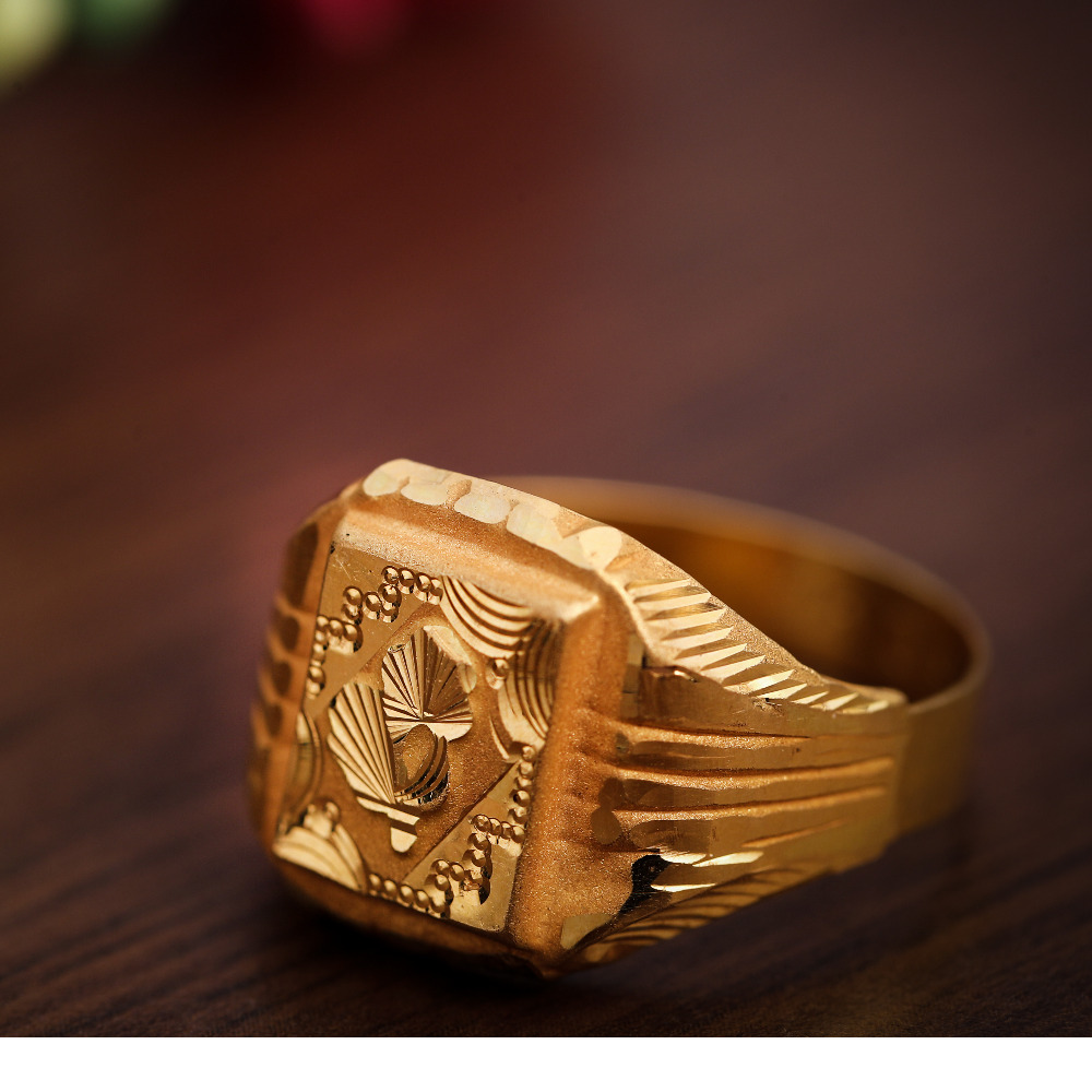 22K PLAIN JENTS RING