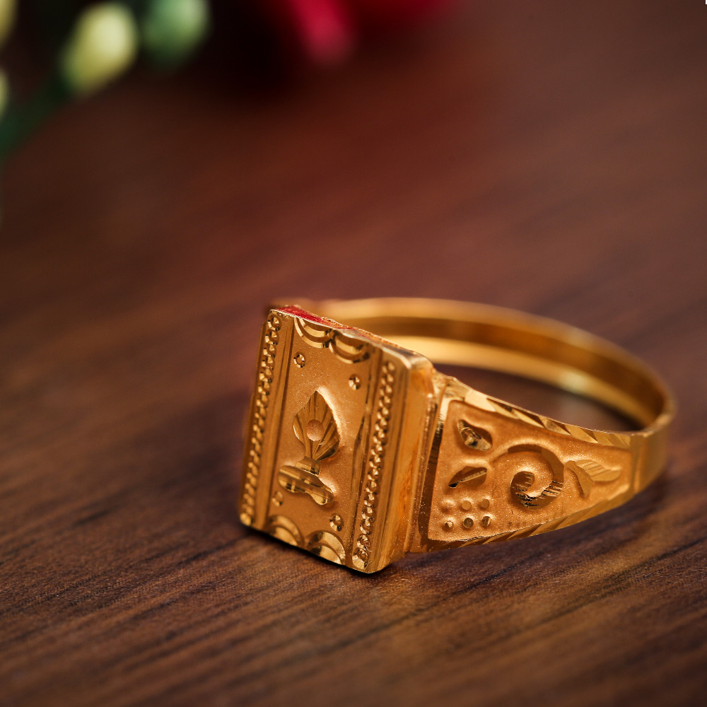 22K PLAIN JENTS RING