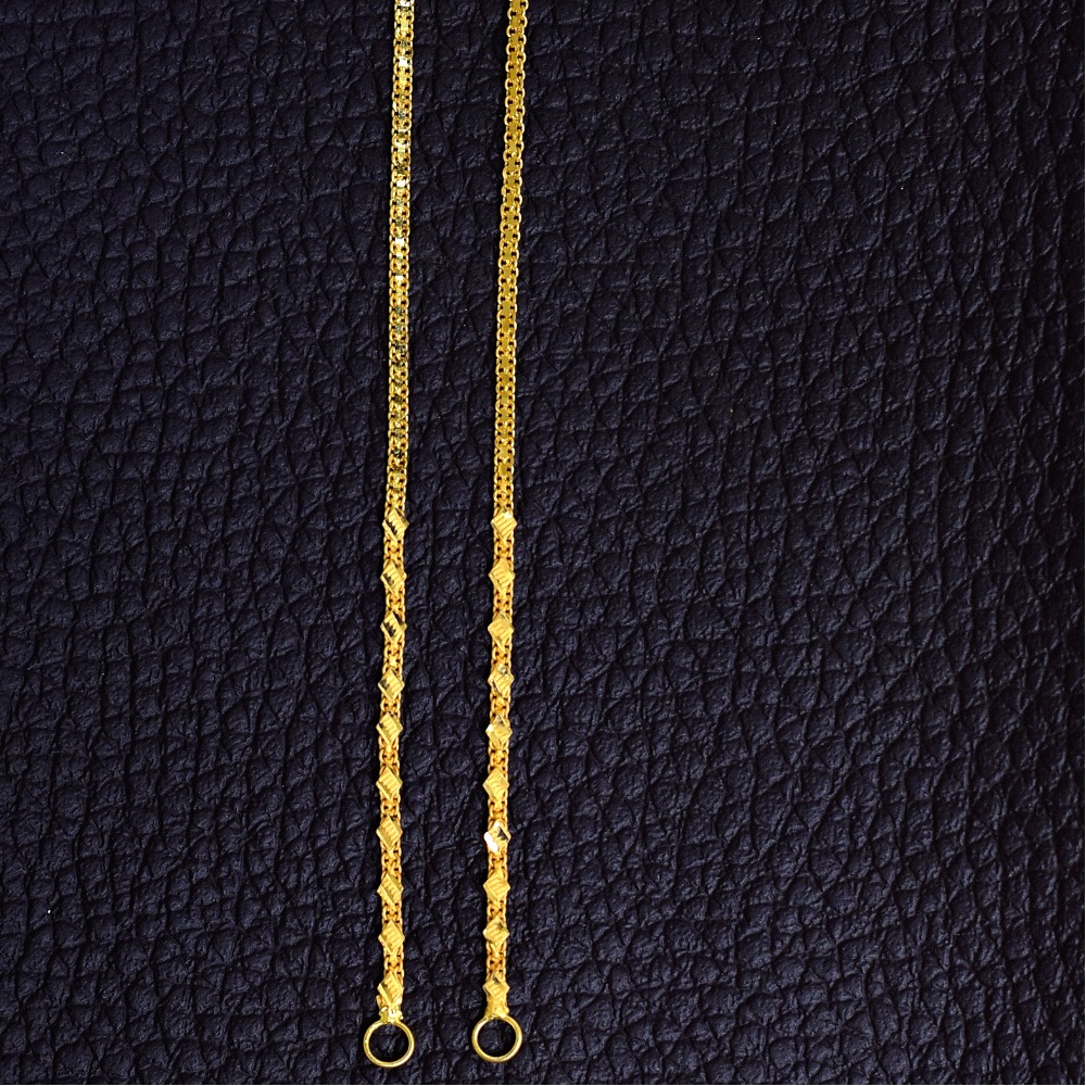 22KT  EARRINGS CHAIN