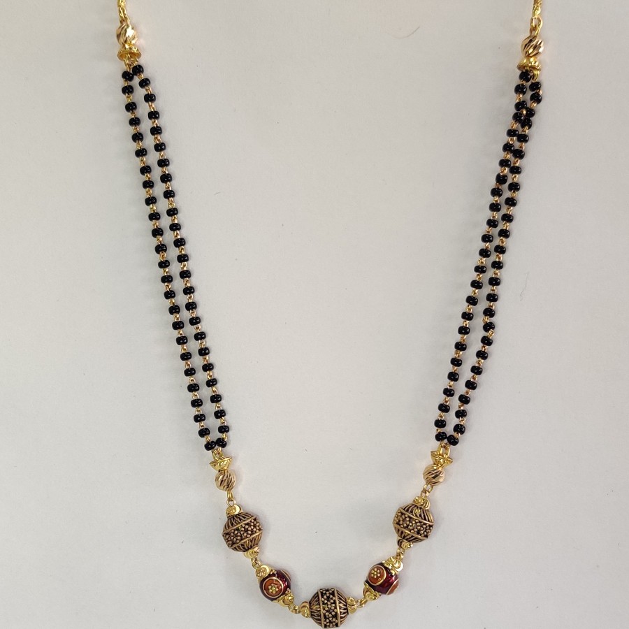 Pj-GMS-280 916 Ladies Designer short Mangalsutra