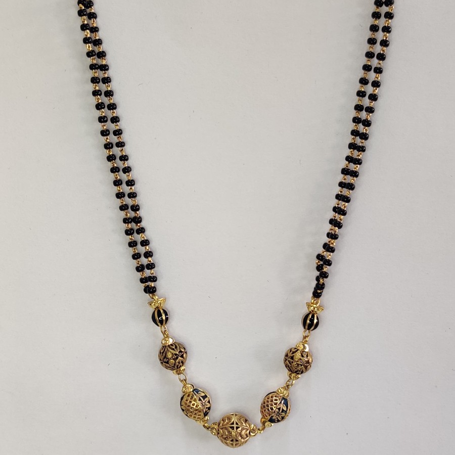 Pj-GMS-281 916 Ladies Designer short Mangalsutra