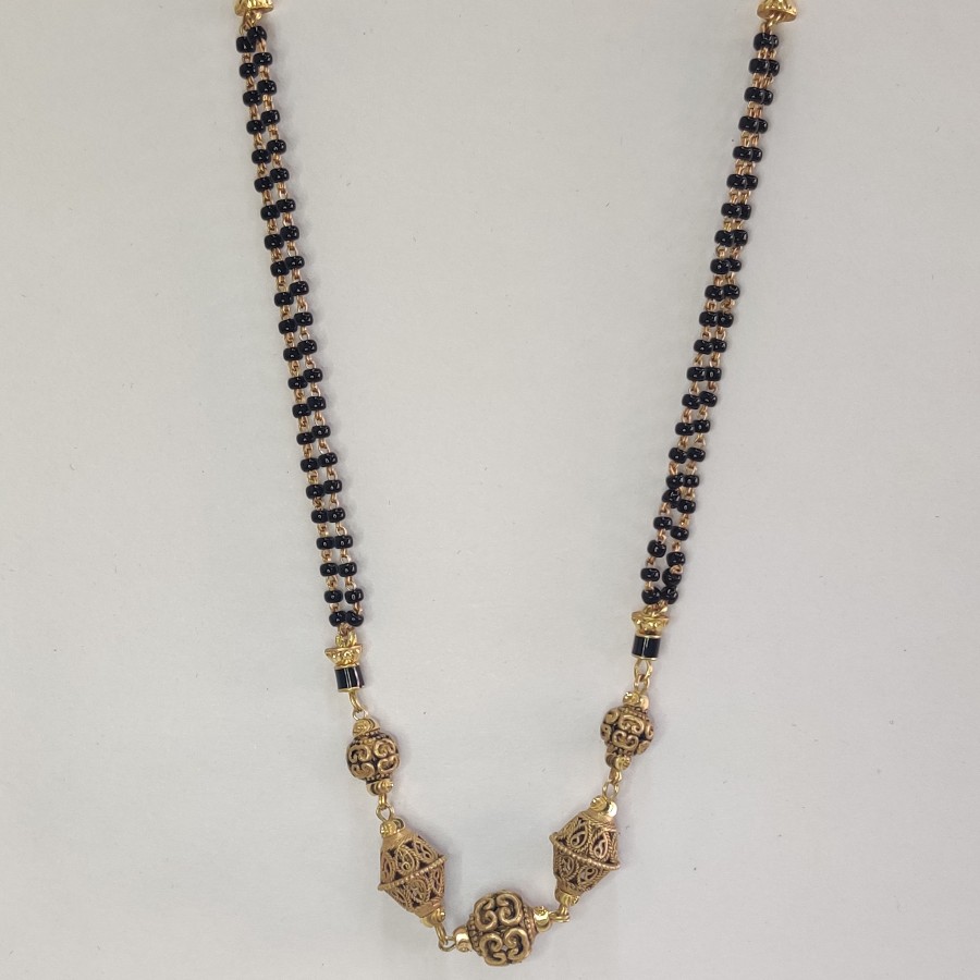 Pj-GMS-284 916 Designer short Mangalsutra