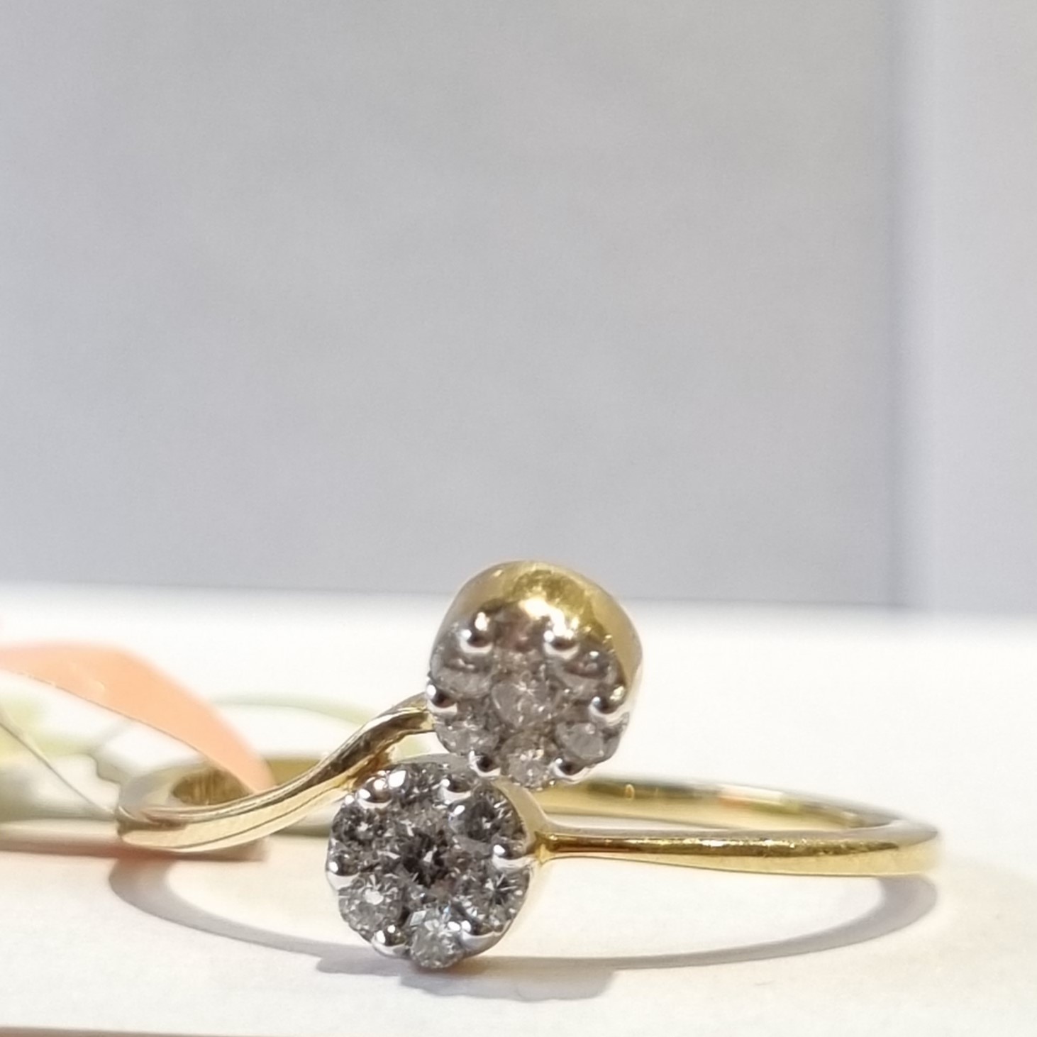 mini pressure solitaire ring