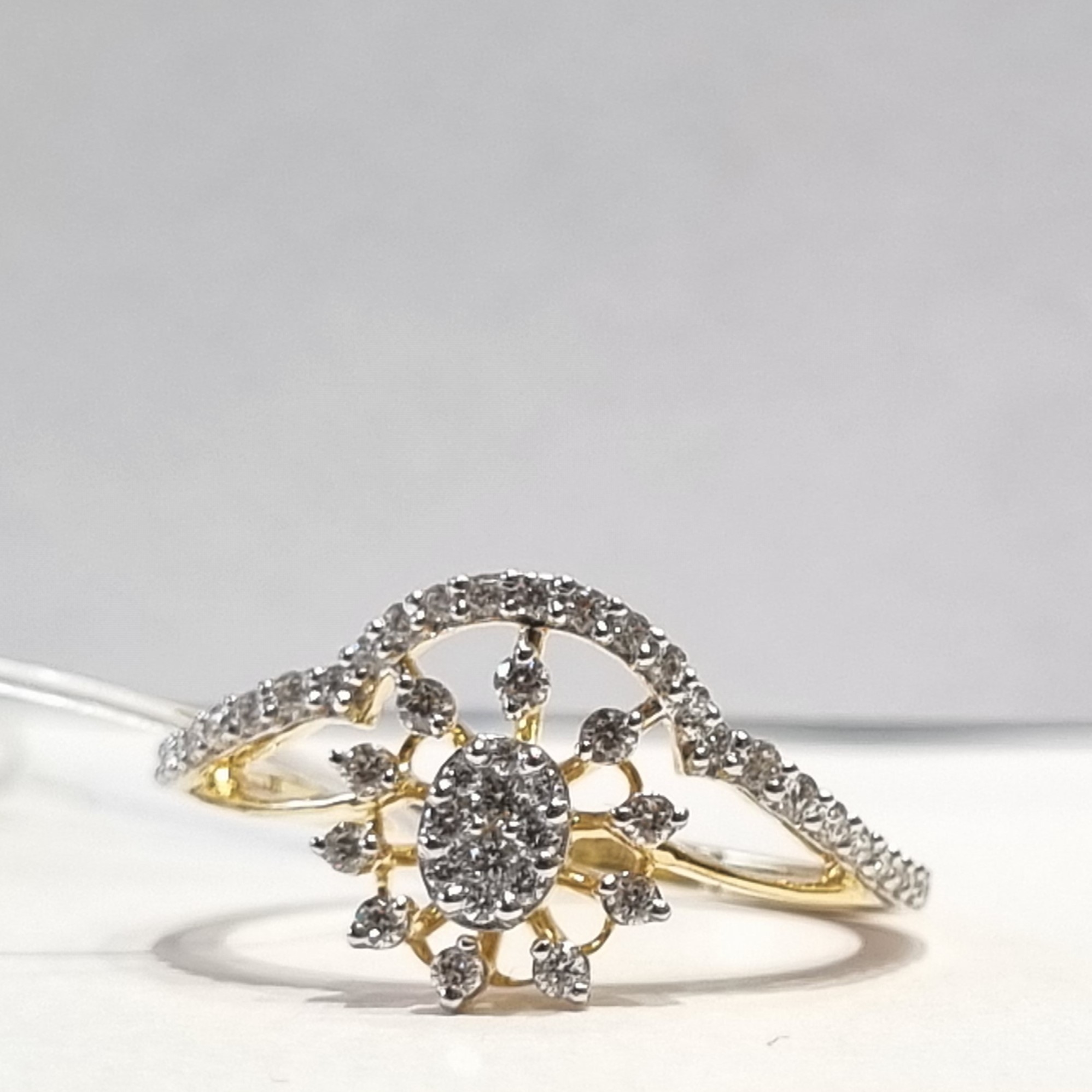 sun pattern top ring