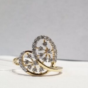 semi heart ring