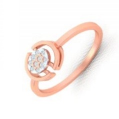 Simple diamond ring