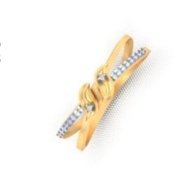 Causal wear diamond ring