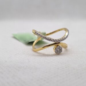 Cross band ring
