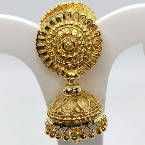 Petal Graved Jhumka